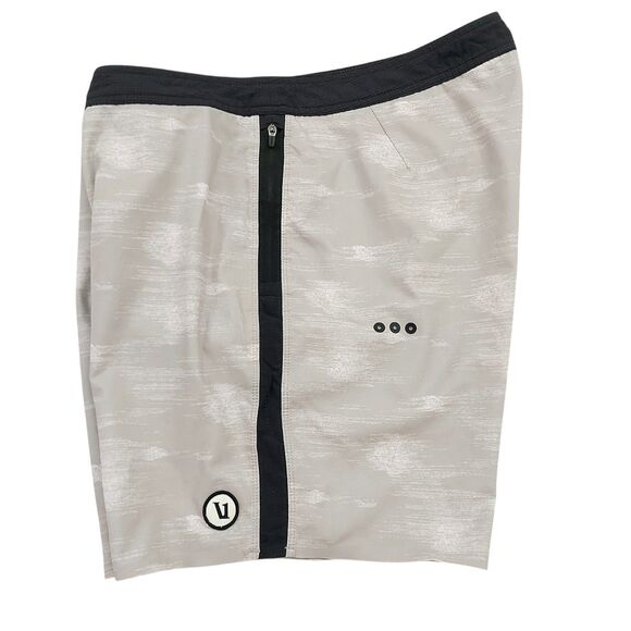 Vuori Peak Board Shorts Mens 34 Gray Swim Trunks Beach Travel Pool Outdoor - Picture 7 of 12